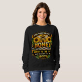 Süßer Honig | Sprüche 16:24 Sweatshirt (Vorne ganz)