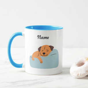 Süßer Hund Anpassbarer-Name Tasse