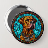 Süßer Hund Button (Vorne & Hinten)