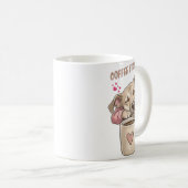 Süßer Hund, der friedlich schläft Kaffeetasse (VorderseiteRechts)