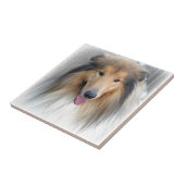 Süßer Hund Fliese (Seite)