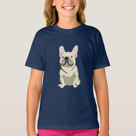 Süßer Hund, Französchen T-Shirt (Vorderseite)
