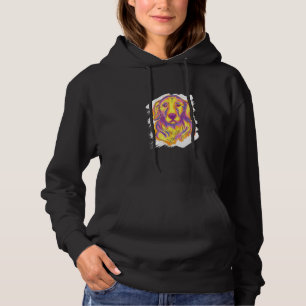 Süßer Hund für Golden Retriever Hund Farbiger Pop- Hoodie