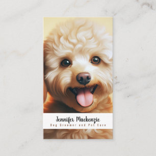 Süßer Hund Groomer Grooming-Service Pet Care Visitenkarte