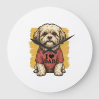 Süßer Hund Ich liebe Papa Vintage Gravur Vektor De