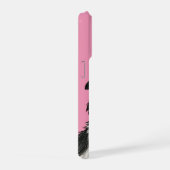 Süßer Hund in Rosa iPhone Hülle (Rechte Seite)