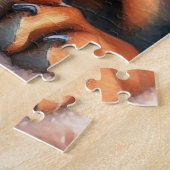 Süßer Hund-Jigsaw-Puzzle — Weihnachtsgeschenk Puzzle (Seite)