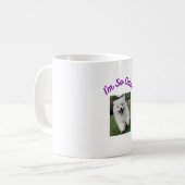 Süßer Hund Kaffeetasse (Vorderseite Links)