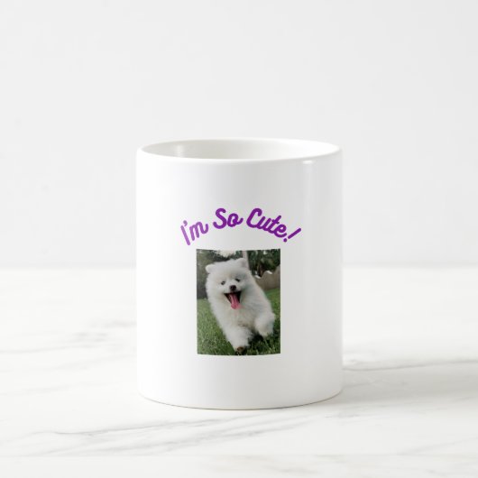 Süßer Hund Kaffeetasse (Mittel)