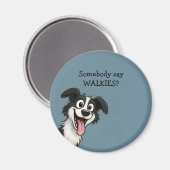Süßer Hund Magnet (Vorderseite/Rückseite)
