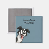 Süßer Hund Magnet (Vorderseite/Rückseite)