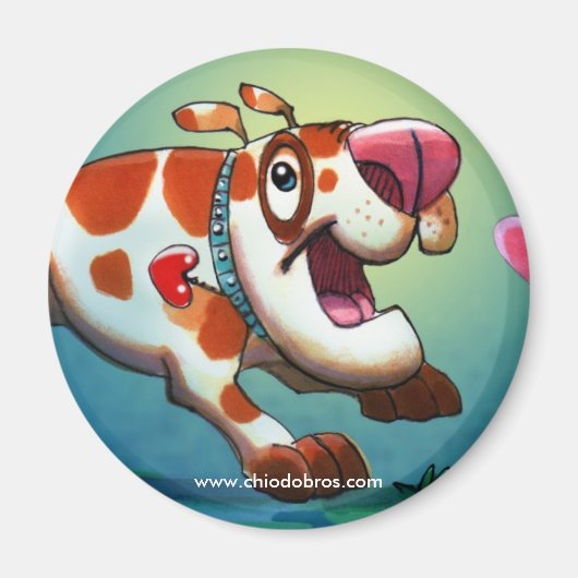 Süßer Hund Magnet (Vorne)