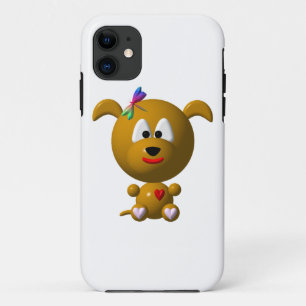 Süßer Hund mit Libelle Case-Mate iPhone Hülle