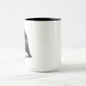 Süßer Hund mit Marienkäfer Tasse (Zentrum)