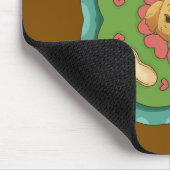 süßer Hund Mousepad (Ecke)