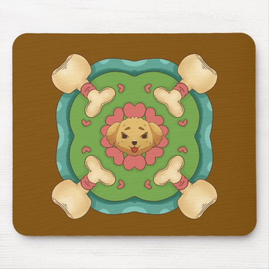 süßer Hund Mousepad (Vorne)