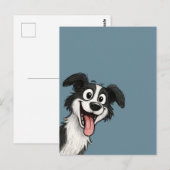 Süßer Hund Postkarte (Vorne/Hinten)