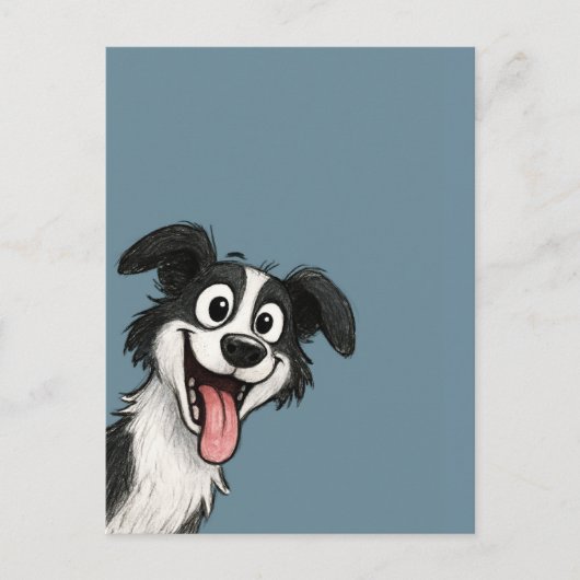 Süßer Hund Postkarte (Vorderseite)