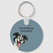 Süßer Hund Schlüsselanhänger (Rückseite)