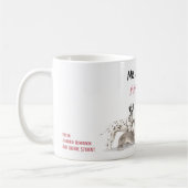 Süßer Hund Schul Lehrer Kaffeetasse (Links)