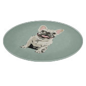 Süßer Hund, Staubblau Schneidebrett (Ecke)
