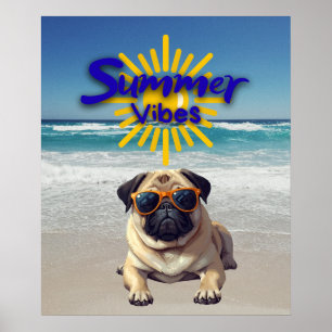 Süßer Hundeaufdruck, Wertposter-Papier (Halbglanz) Poster