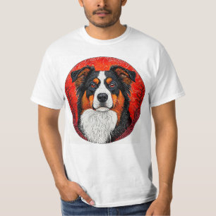 Süßer Hundekopf T-Shirt