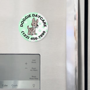 Süßer Hundepfoten-Tagestopfer Magnet