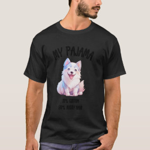 Süßer Husky-Cartoon Lustiges Hundedesign für Haust T-Shirt