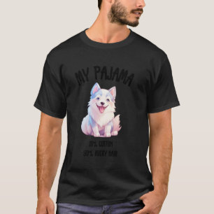 Süßer Husky-Cartoon Lustiges Hundedesign für Haust T-Shirt