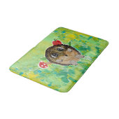 Süßer Igel Badematte (Schrägansicht)