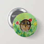 Süßer Igel Button (Vorne & Hinten)