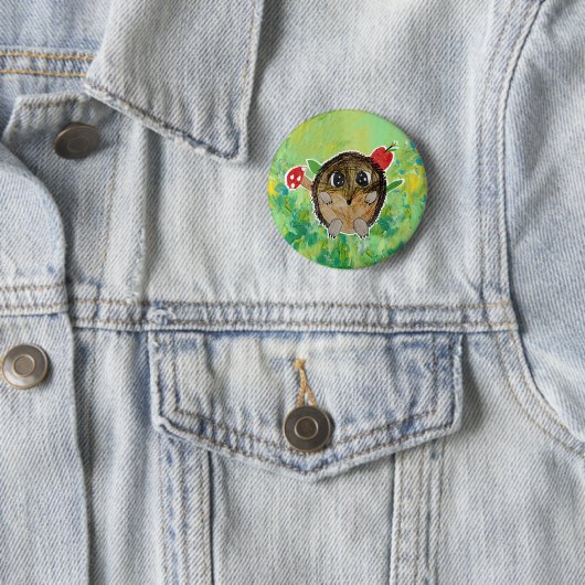 Süßer Igel Button (Beispiel)