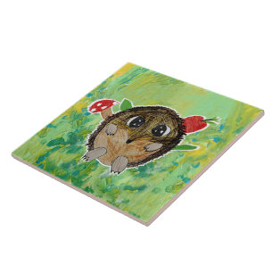 Süßer Igel Fliese