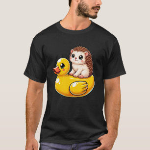 Süßer Igel-Gummi-Ente T-Shirt