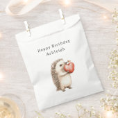 Süßer Igel Herz Tier Geburtstag Geschenktütchen (Ausgeschnitten)