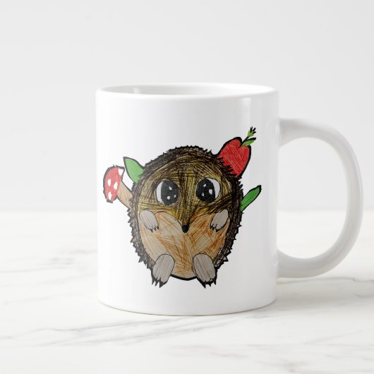 Süßer Igel Jumbo-Tasse (Rechts)
