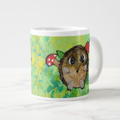 Süßer Igel Jumbo-Tasse (Vorderseite Rechts)