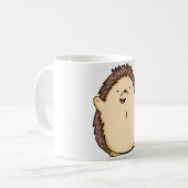 Süßer Igel Kaffeetasse (Vorderseite Links)