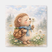 Süßer Igel Löwenzahn Magnet (Vorne)