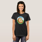 Süßer Igel Löwenzahn Stacheliger Igel T-Shirt (Vorne ganz)