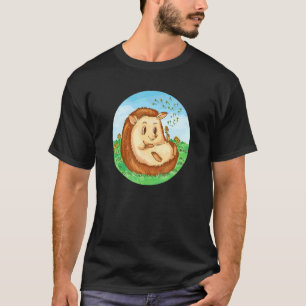 Süßer Igel Löwenzahn Stacheliger Igel T-Shirt