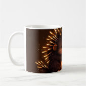 süßer Igel mit einem leuchtenden Stern Kaffeetasse (Links)