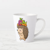 Süßer Igel mit frischem Obst Milchtasse (Rechts)
