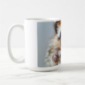 Süßer Igel mit "Hallo!"-Schild Kaffeetasse (Links)