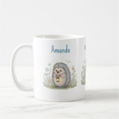 Süßer Igel mit Laterne Kaffeetasse (Links)