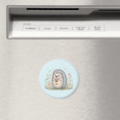 Süßer Igel mit Laterne Magnet (In Situ (Geschirrspüler))