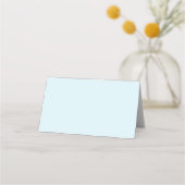 Süßer Igel mit Laterne Platzkarte (Rückseite)