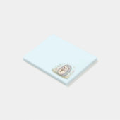 Süßer Igel mit Laterne Post-it Klebezettel (angewinkelt)