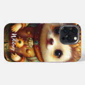 Süßer Igel Name iPhone Hülle (Rückseite (Horizontal))
